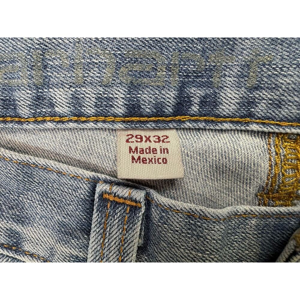 Carhartt Distressed Rugged Flex Relaxed Fit Straight Leg Jeans Blue Men’s 29x32 - Picture 9 of 13